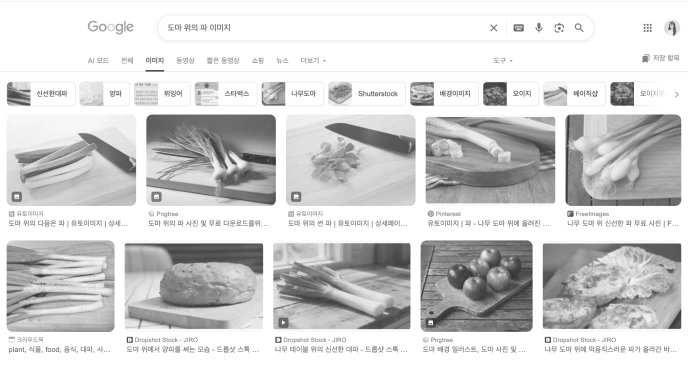 원하는 사진 찾아 헤매기 예시 이미지