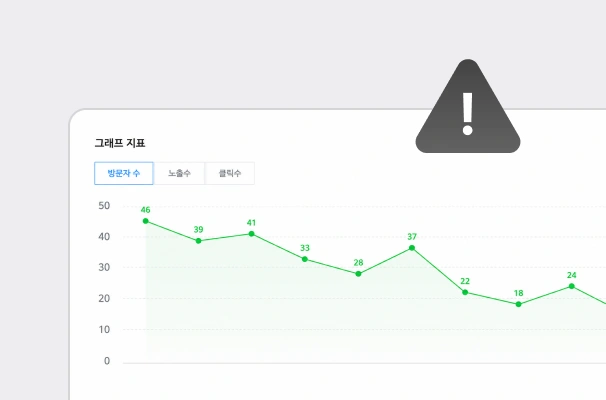 수강 전 유입이 적은 블로그 상태 예시