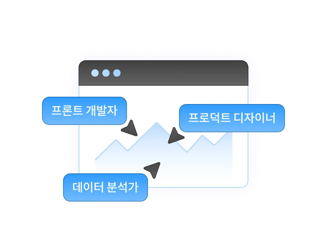 수강생들끼리 결과물과 인사이트를 공유하는 커뮤니티 화면 예시