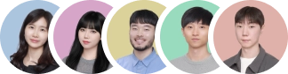 분야별 전문가 5인의 프로필 사진